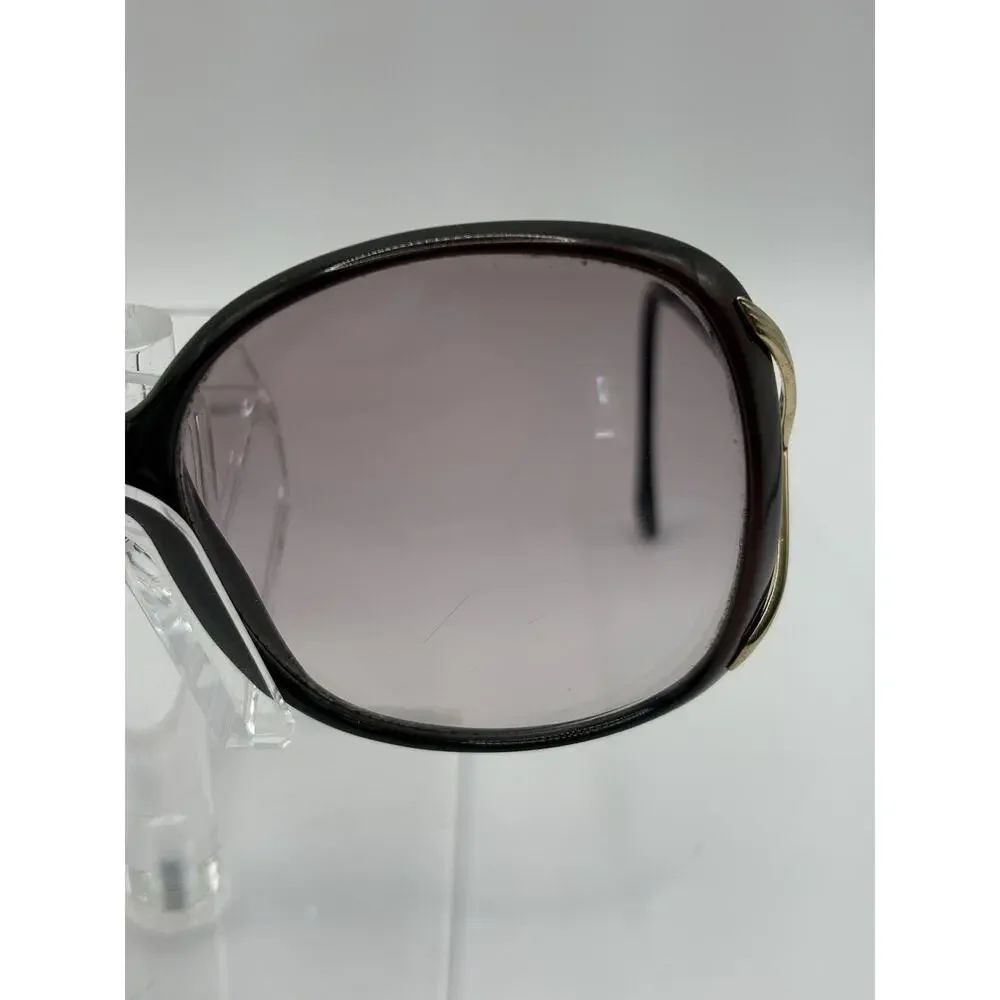 BerDel Oversized Sunglasses Black Gold Gradient Women Italy